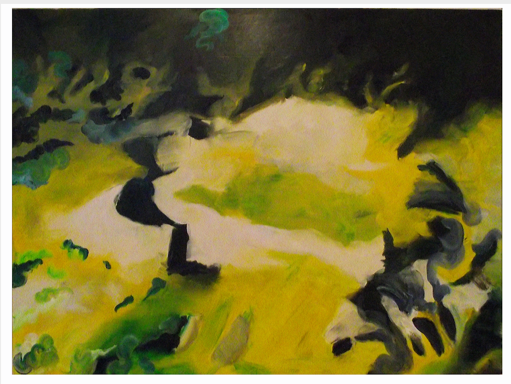 Hot Landscape Print, 2007, Oil on Canvas